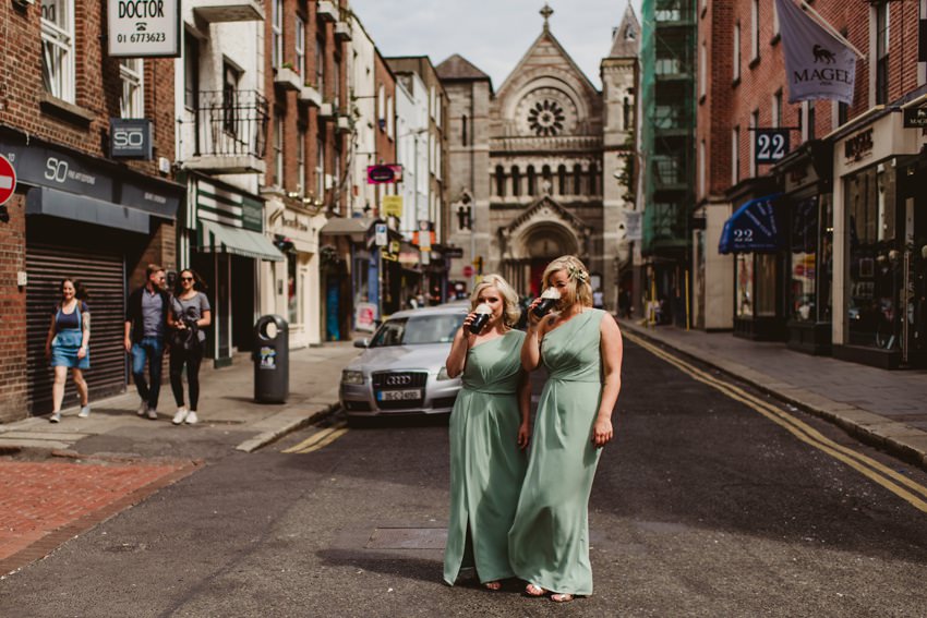 bridesmaid dresses, green colour bridesmaid dress , Dublin photographs , bridesmaids