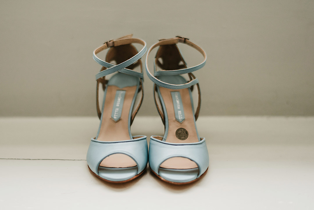BLUE wedding shoes
